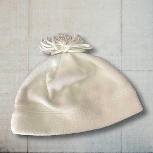 GAP Women's Lime Green Polyester Fleece Beanie w Pom-Pom M/L